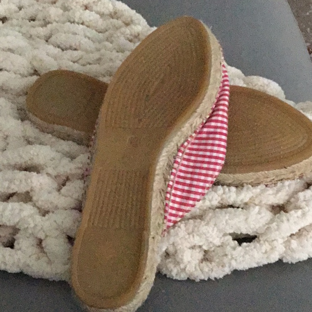 Adorable vacation flats gingham with jewels - Picture 5 of 5